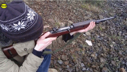 近看美国二战M1卡宾枪射击